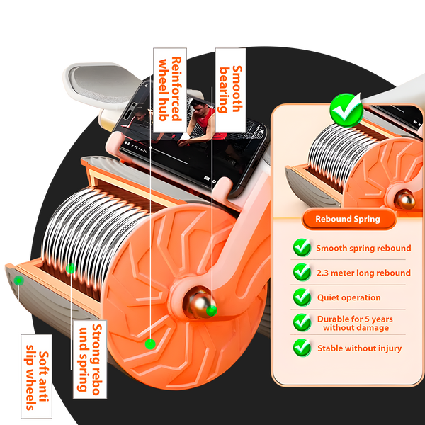 Automatic Rebound Abdominal Wheel