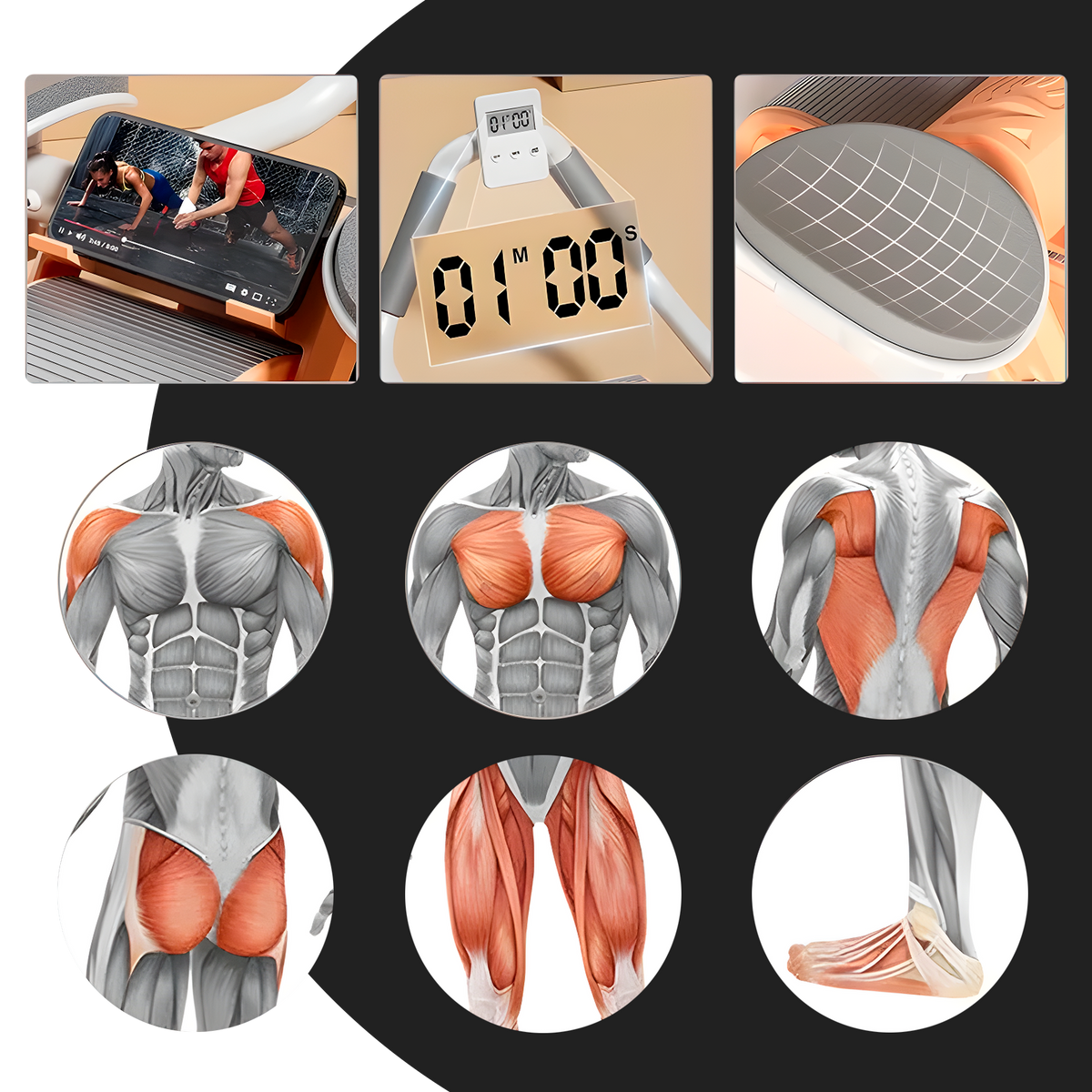 Automatic Rebound Abdominal Wheel